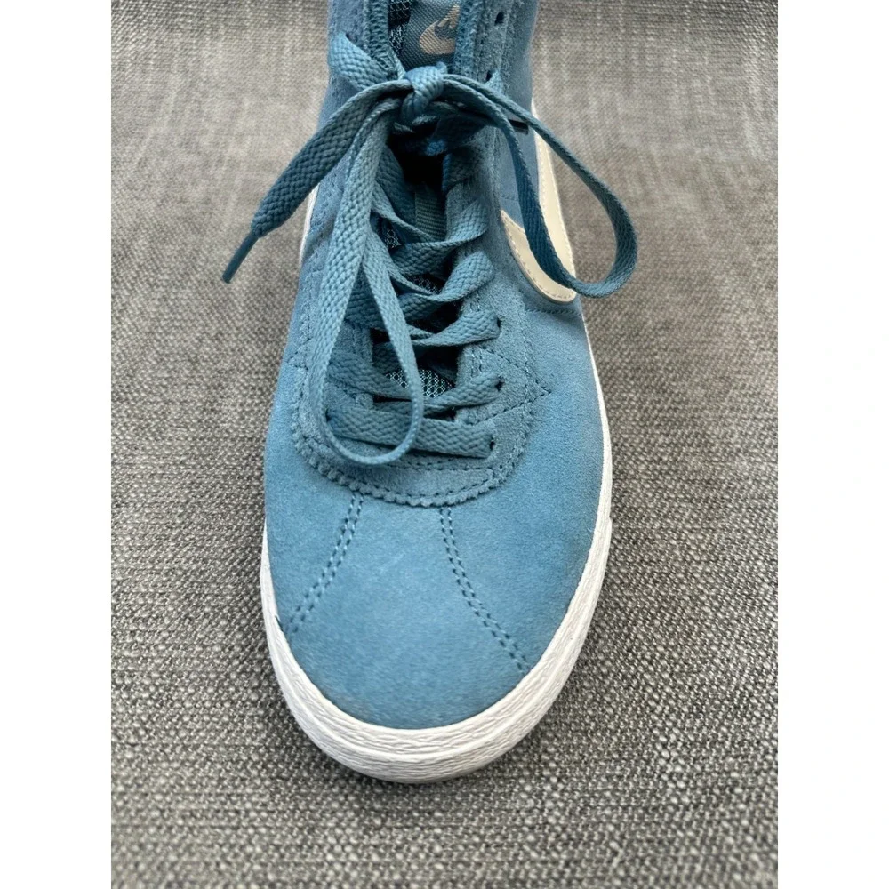 Nike‎ Bruin High SB DR0126-400 Womens 7 Skateboarding Shoes Noise Aqua Sneakers